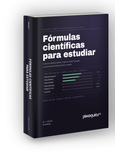 E-book Fórmulas científicas para estudiar de PIXOGUÍAS, manual de estudio basado en evidencia