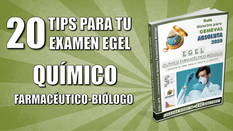 20 Tips para tu Examen CENEVAL EGEL Plus Químico Farmacéutico Biólogo (QFB)